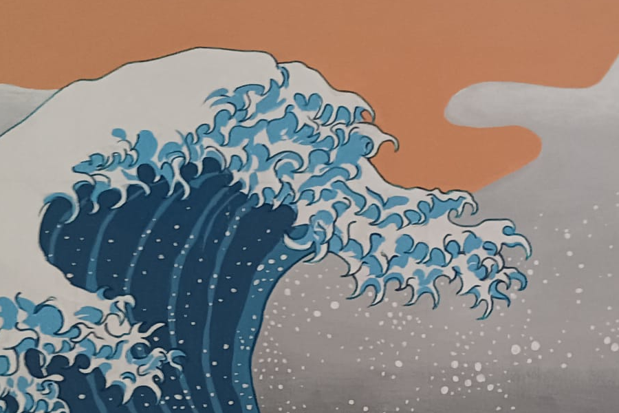 Detail of the work The Great Wave off Kanagawa